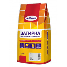 Затирка для межплиточных швов Д-381 серая 1кг 5161